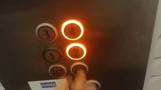 1997 Kone Traction Elevator At Sandvika Storsenter, Bærum, Norway