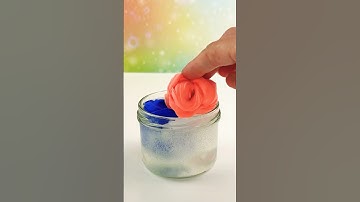 Slime ASMR - Mixing Clay into Clear Slime #slime #satisfying #asmr
