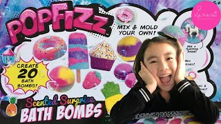 Unboxingreview Of Diy Popfizz Scented Surprise Bath Bombs Product Review