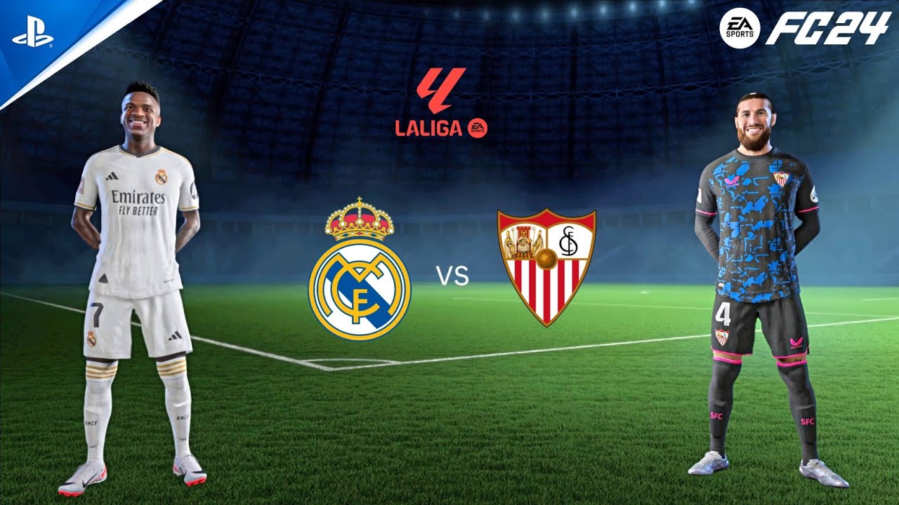 FC 24 | Real Madrid vs Sevilla | Laliga 23/24 | PS5 Gameplay - YouTube
