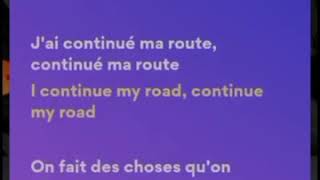 MAITRE GIMS - Le prix a payé anglais-français ( parole) lyrics