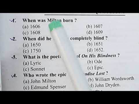 Important MCQs (objective