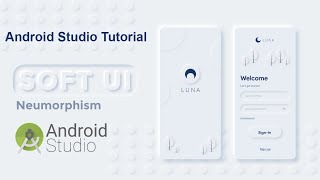 Neumorphism Splash Screen and Login UI design in Android Studio screenshot 5