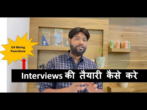 C# String Functions in Hindi Part-1 | Prepare your interview - YouTube