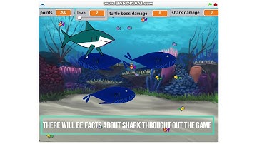 Shark Attack....Scratch Game