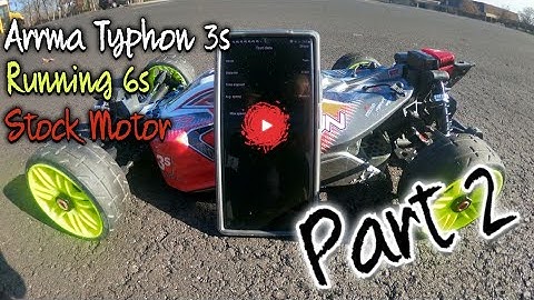 Arrma Typhon 3s Speedrun on 6s with Stock Motor Part 2