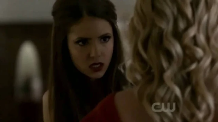 The Vampire Diaries - Stefan and Damon fight Kathe...
