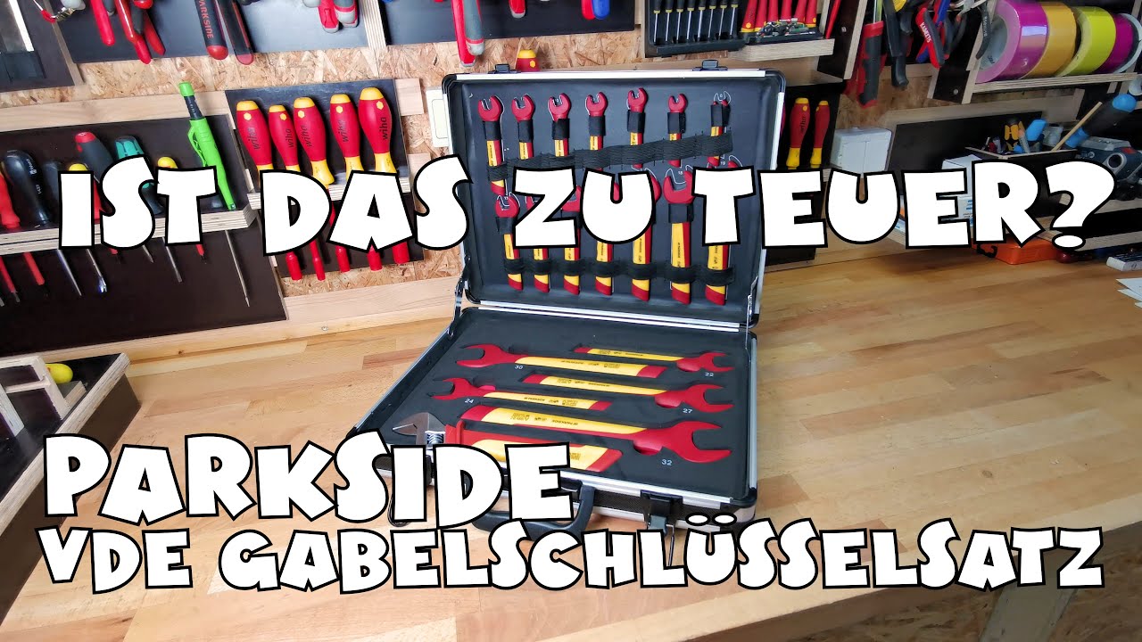 PARKSIDE® VDE Steckschlüsselsatz / Einmaul-Gabelschlüsselset - YouTube