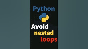 Avoid Nested Loops #python #code #shorts