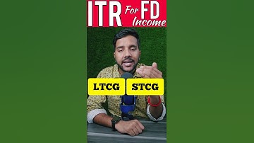 ITR for FD Income #fd #fdincome #itr #shorts #youtubeshorts
