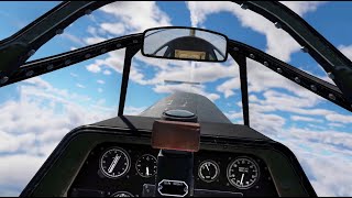 Первый вылет на Mustang P-51C-11-NT (китайский) в VR шлеме в War Thunder. СБ режим.