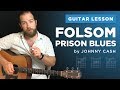 Guitar lesson 🎸 "Folsom Prison Blues" by Johnny Cash (w/ chords & tabs)