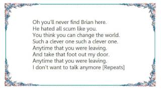 Fischer-Z - You&#39;ll Never Find Brian Here Lyrics