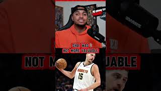 Shai was not the “most valuable player” this season. He was the best player on the best team.