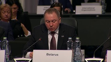 #OSCEMC19 Second Plenary Session: Belarus
