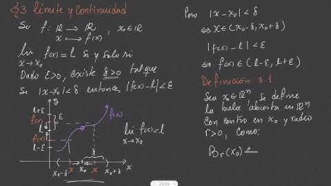 Vectorial: Definición de limite de funciones de varias variables