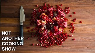 HOW TO OPEN A POMEGRANATE