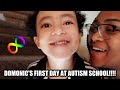 DOMONIC&#39;S FIRST DAY AT AUTISM SCHOOL!!!!!!!!