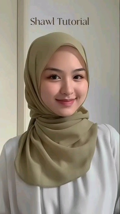 TUTORIAL HIJAB PASHMINA UNTUK PEMULA #shortvideo