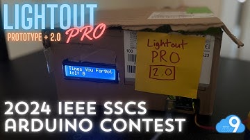 LightOut PRO - SSCS Arduino Contest 2024