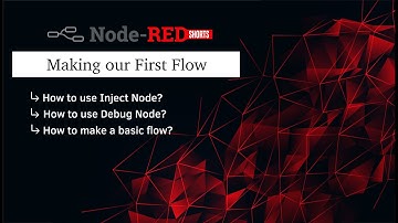 Making our First Flow in Node-RED | Node-RED Shorts