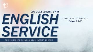 English Service - 26 July 2026 - 9am