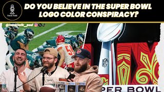 Do You Believe in the Super Bowl Logo Color Conspiracy? Tank is OUT on it