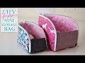 DIY ZIP POUCH BAG IN 15 MIN // Easy Way To Make Make Up Storage Bag