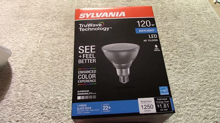 Sylvania PAR 38 LED floodlight bulb review