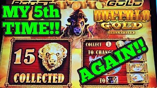 BIG WIN! 15 GOLD BUFFALO HEADS on WONDER 4 BOOST GOLD SLOT! Las Vegas Slots #casino #slots #gambling screenshot 3