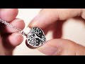 925 Sterling Silver Tree of Life Cremation Jewelry for Ashes Memory Urn Necklace