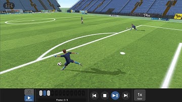 TacticalPad Tutorial - Goalkeeper distribution actions