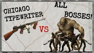 Killing ALL Bosses with the CHICAGO TYPEWRITER | Resident Evil 4 HD