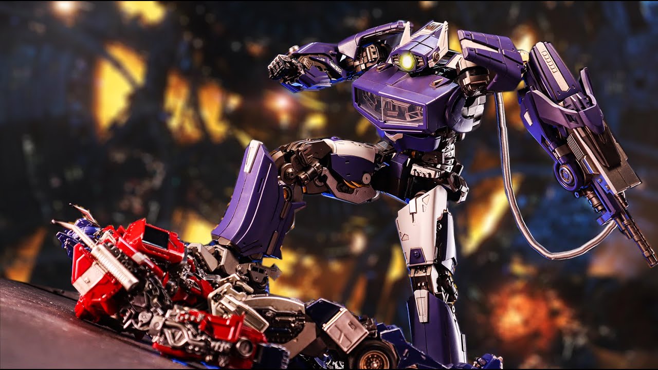 World premiere！Bingotoys DLX Shockwave BT-01 Silencer stop motion