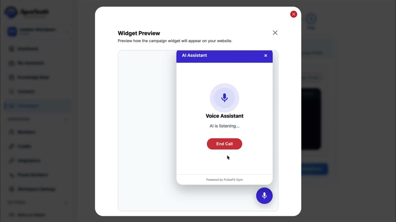 YouTube player
