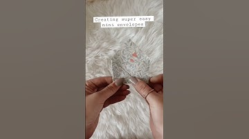 Super cute DIY mini envelopes #diystationery #minienvelopes #junkjournalideas