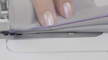 L 850 Overlocker / Serger: Stitch Optimization 3-Thread Rolled Hem, Picot Stitch