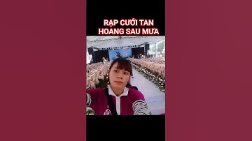 Rạp Cưới Tan Hoang Sau Mưa Giông Lốc, người phụ nữ khóc ròng#tintuc #video #viral #new