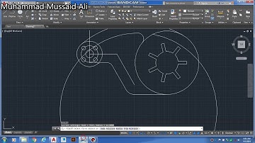 Autocad 2017    Array command application part # 4 , in Urdu , Mussaid Ali