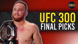 UFC 300 PICKS | DRAFTKINGS UFC PICKS