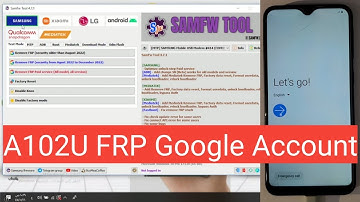 Samsung Galaxy A10e Android 9 A102U FRP Google Account Bypass
