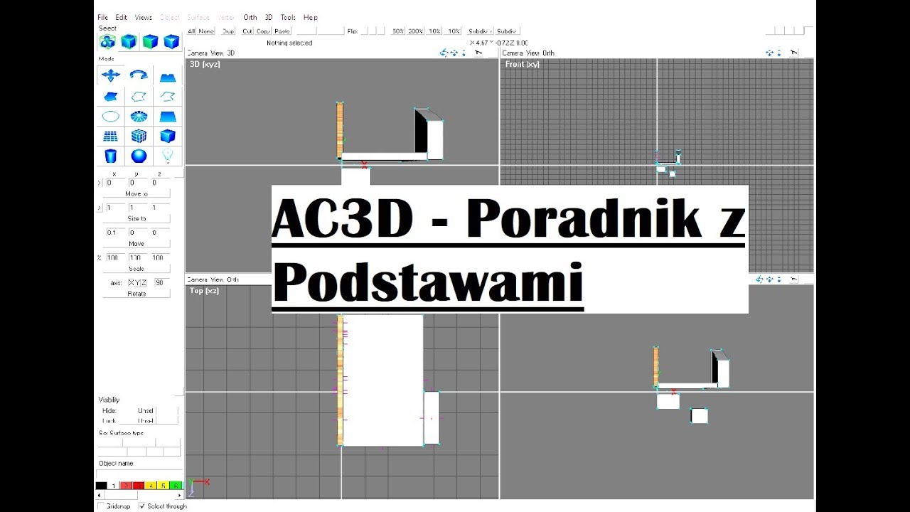 AC3D - Podstawy modelowania 😀 👍 - YouTube