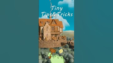 How to make Floating Buildings | Tiny Tips & Tricks 🛠 | Tiny Glade #tinyglade #tipsandtricks