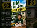 How to Get a Scholarship at IIM Shillong? 💰 | Complete Guide for MBA Aspirants #Shorts