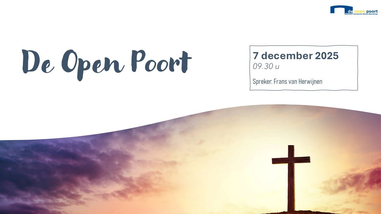 Livestream dienst 7 december 2025 om 