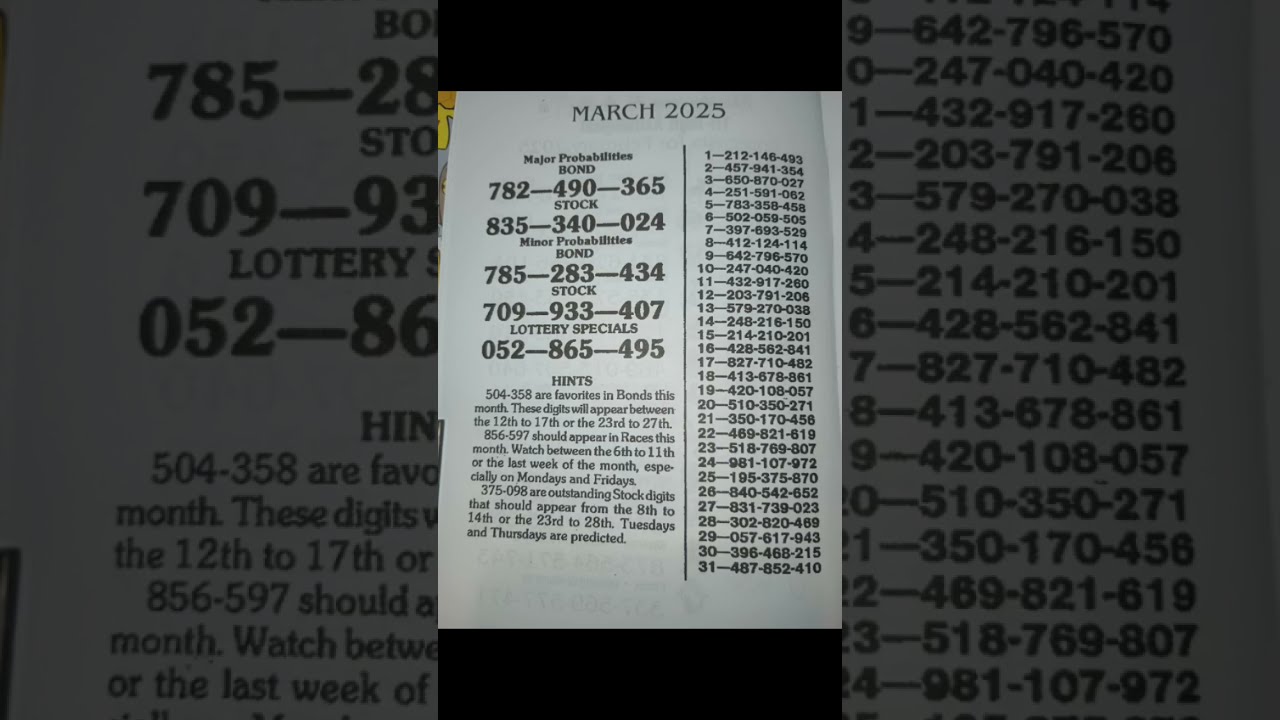 Lottery Sheets From The Streets 3 17 25 Pick3predictionstoday Pick4lotterystrategies