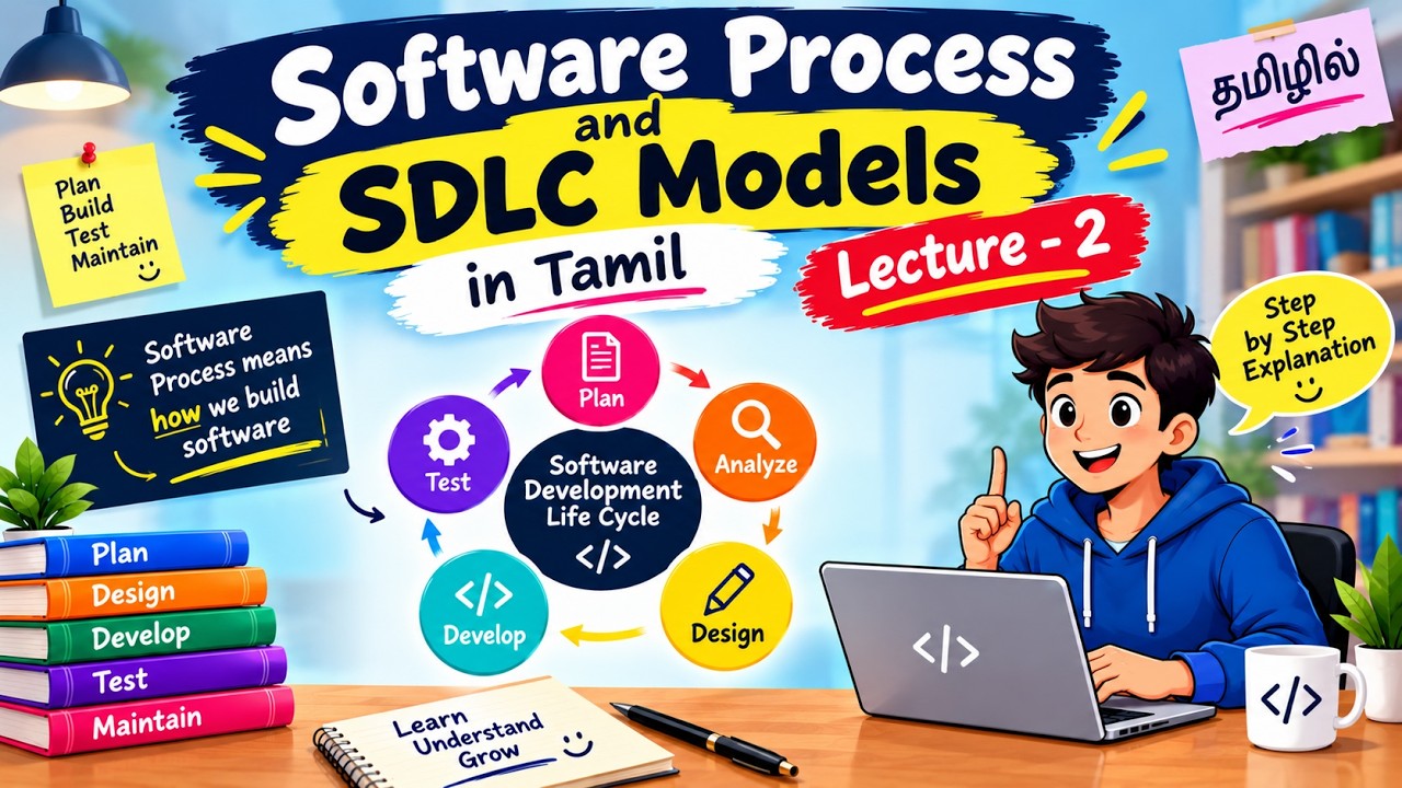 SOFTWARE PROCESS AND SDLC MODEL in TAMIL - YouTube