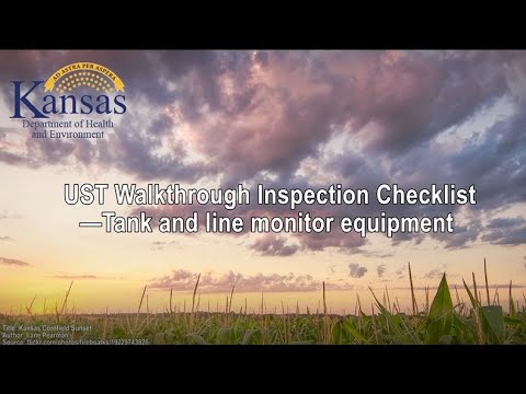 Completing the Walkthrough Inspection Checklist: Tank and Line Monitor Equipment