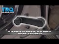 How to Replace Window Crank Handle 1993-1997 Ford Ranger