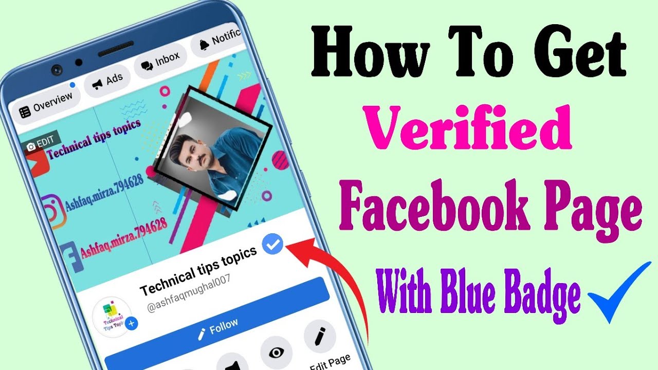 How to verify facebook page with blue tick | facebook page verified ...